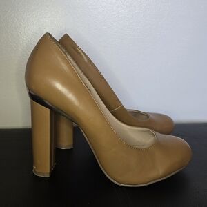 Oronzo - Elegant Tan Women's Heels - EU38